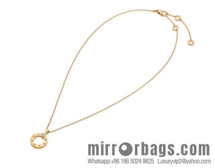 ☀BVLGARI White Diamond Round Cake Necklace  ☀️