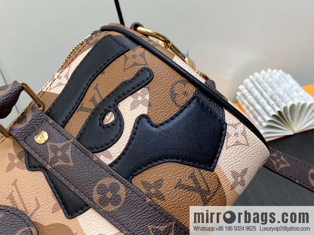 [Boutique‑grade] M46678 monogram men's bag pillow bag series Keepall Bandoulière 25 handbag