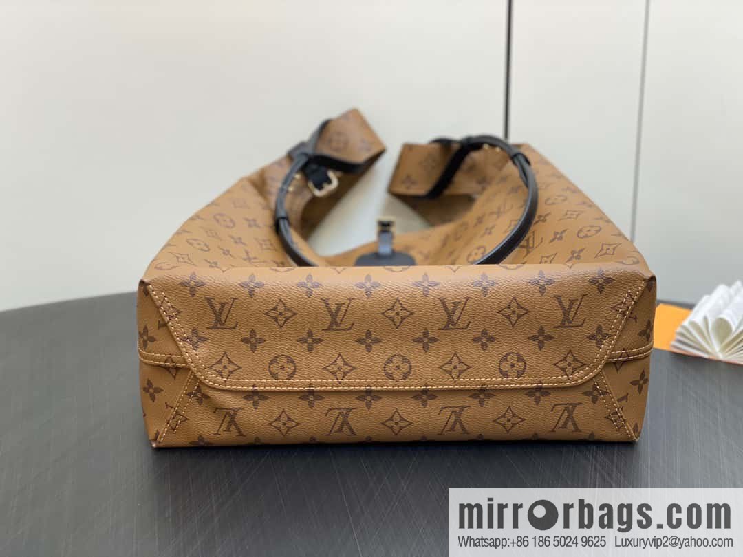 [Premium‑quality] M46821 yellow flower shopping bag series, autumn and winter new ATLANTIS large handbag