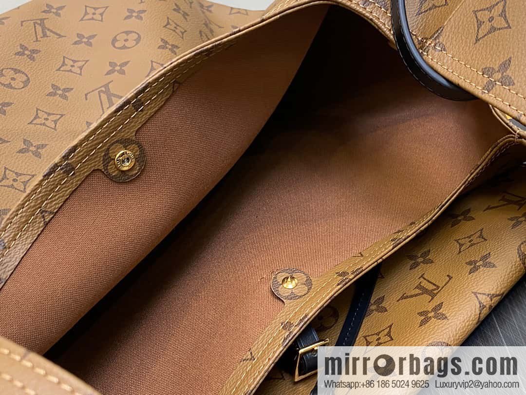 [Premium‑quality] M46821 yellow flower shopping bag series, autumn and winter new ATLANTIS large handbag