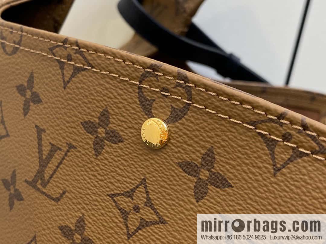 [Premium‑quality] M46821 yellow flower shopping bag series, autumn and winter new ATLANTIS large handbag