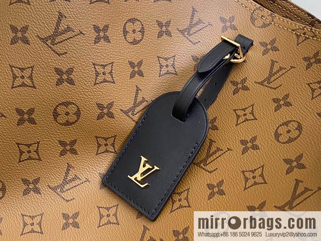 [Premium‑quality] M46821 yellow flower shopping bag series, autumn and winter new ATLANTIS large handbag