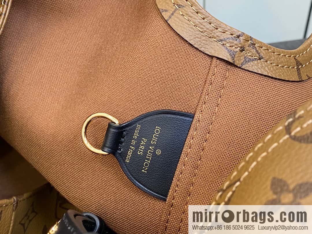 [Premium‑quality] M46821 yellow flower shopping bag series, autumn and winter new ATLANTIS large handbag