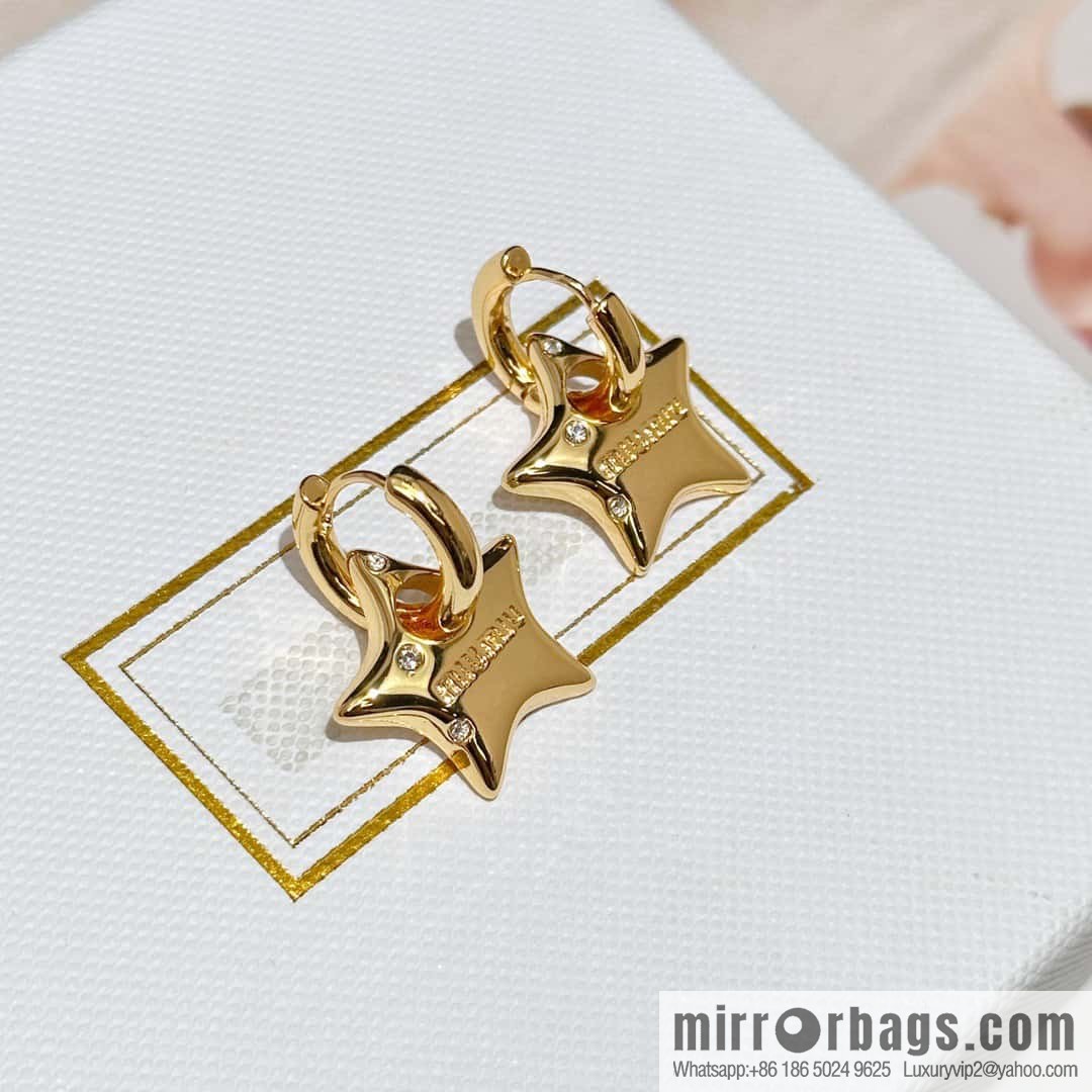 ❗️New ❗️ MIU MIU Miu Miu pentagram ⭐ star stud earrings