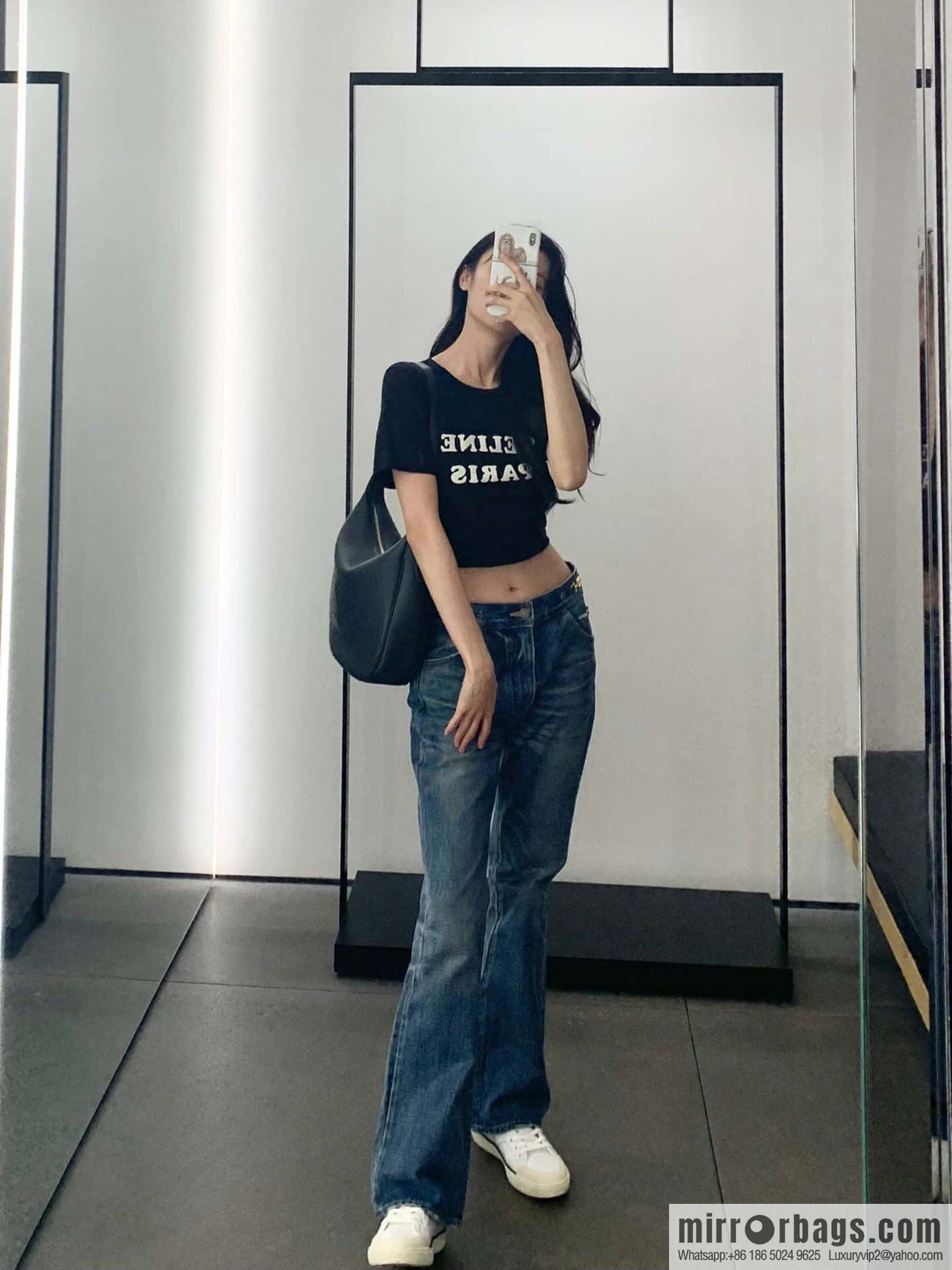 [Premium quality, all-steel hardware] CELINE HELOISE handbag, new, calfskin HÉLOSE armpit bag, ID: 114713