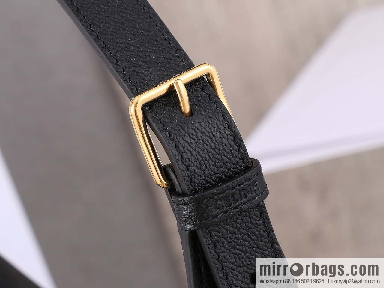 [Premium quality, all-steel hardware] CELINE HELOISE handbag, new, calfskin HÉLOSE armpit bag, ID: 114713