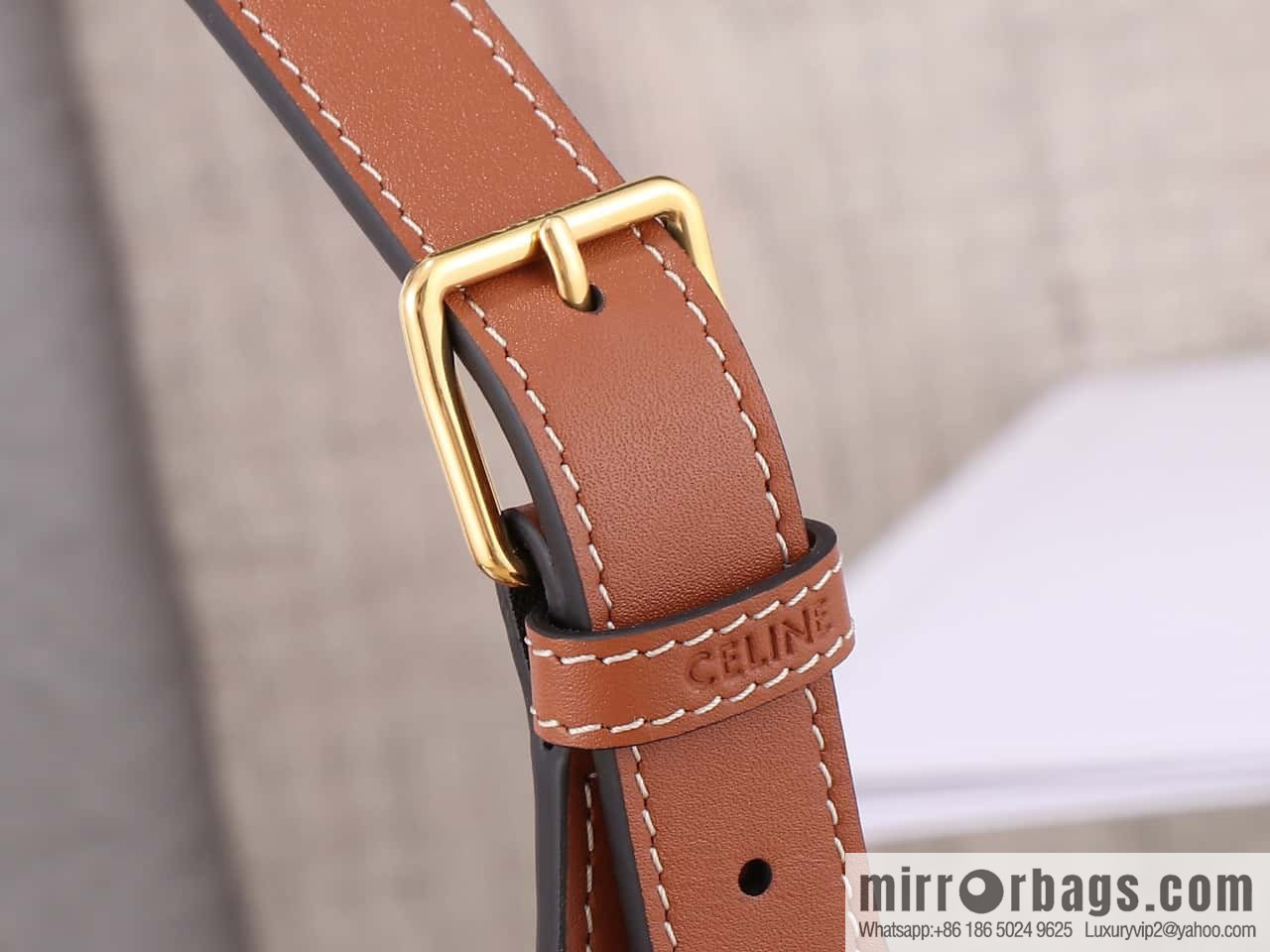 [Premium quality, all-steel hardware] CELINE HELOISE handbag, new, calfskin HÉLOSE armpit bag, ID: 114713