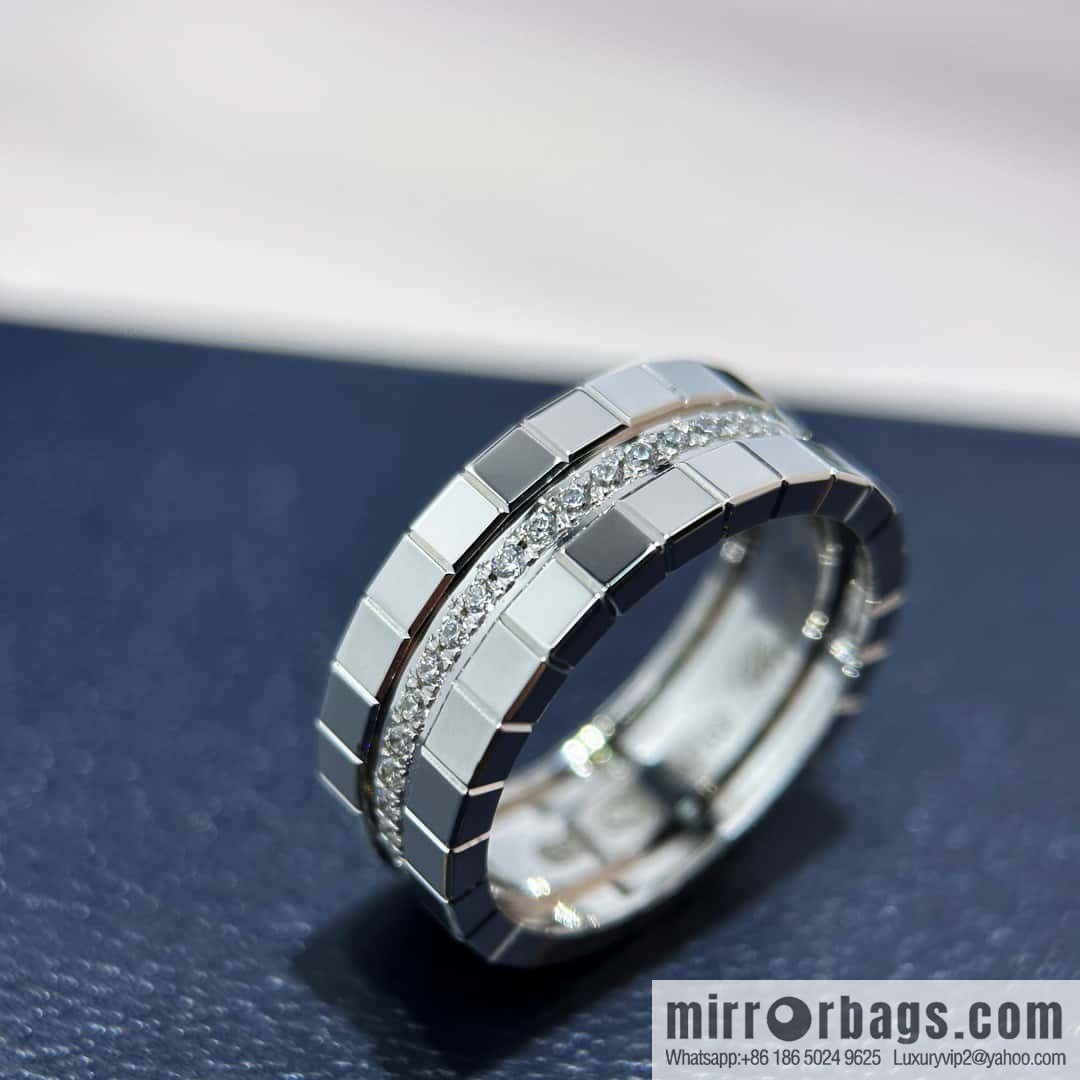 ❗️New ❗️ [Style] Chopard ICE CUBE Single Row Diamond Ring