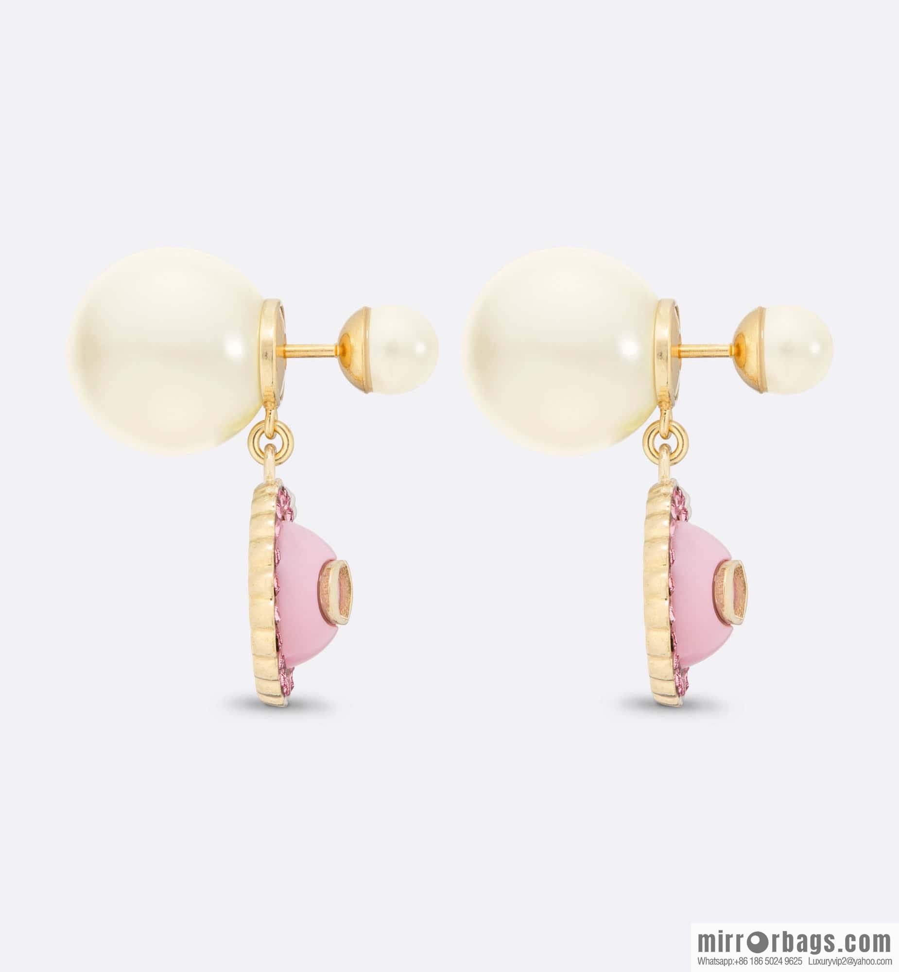 New ☑️ DIOR CD size pearl earrings stud earrings