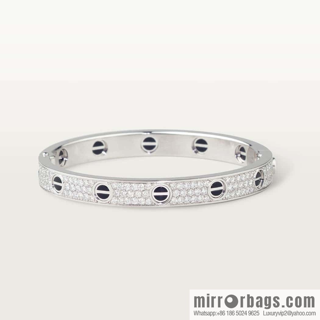 ☀️Cartier Classic Love Series Black Nail Gypsy Bracelet☀️