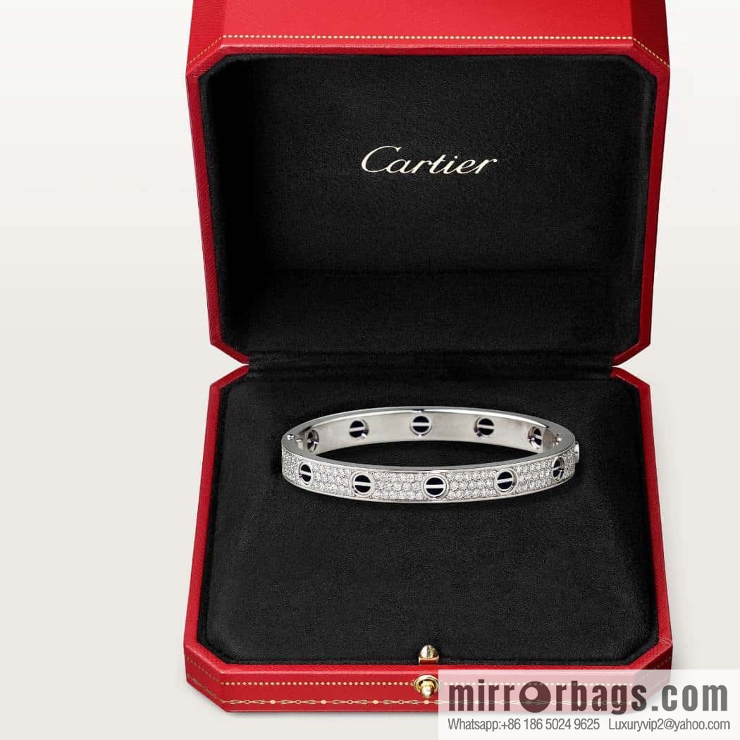 ☀️Cartier Classic Love Series Black Nail Gypsy Bracelet☀️