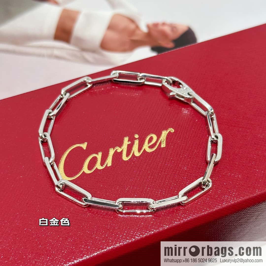 ❗️New ❗️☀️ Cartier SANTOS DE CARTIER chain ⛓ bracelet☀️