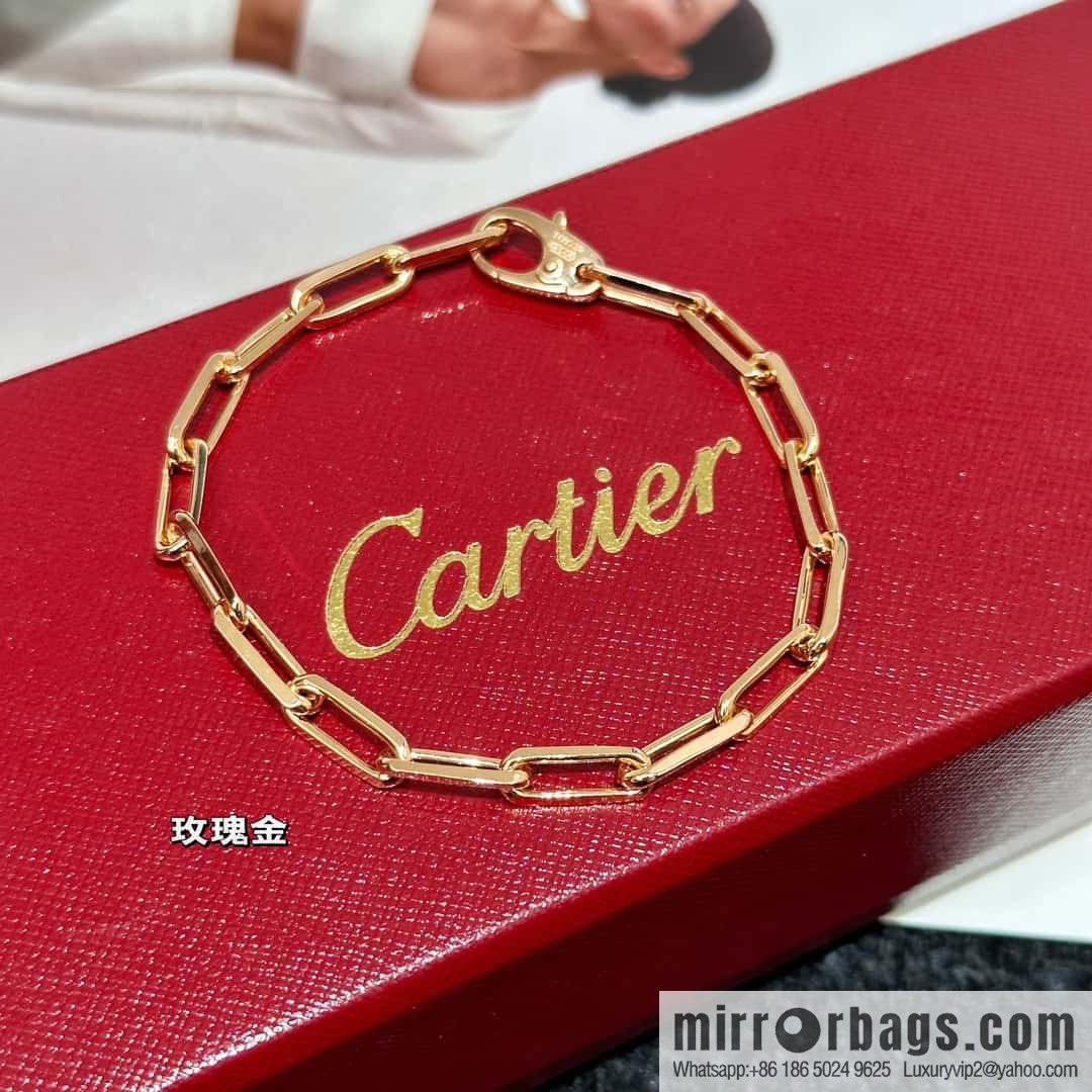 ❗️New ❗️☀️ Cartier SANTOS DE CARTIER chain ⛓ bracelet☀️
