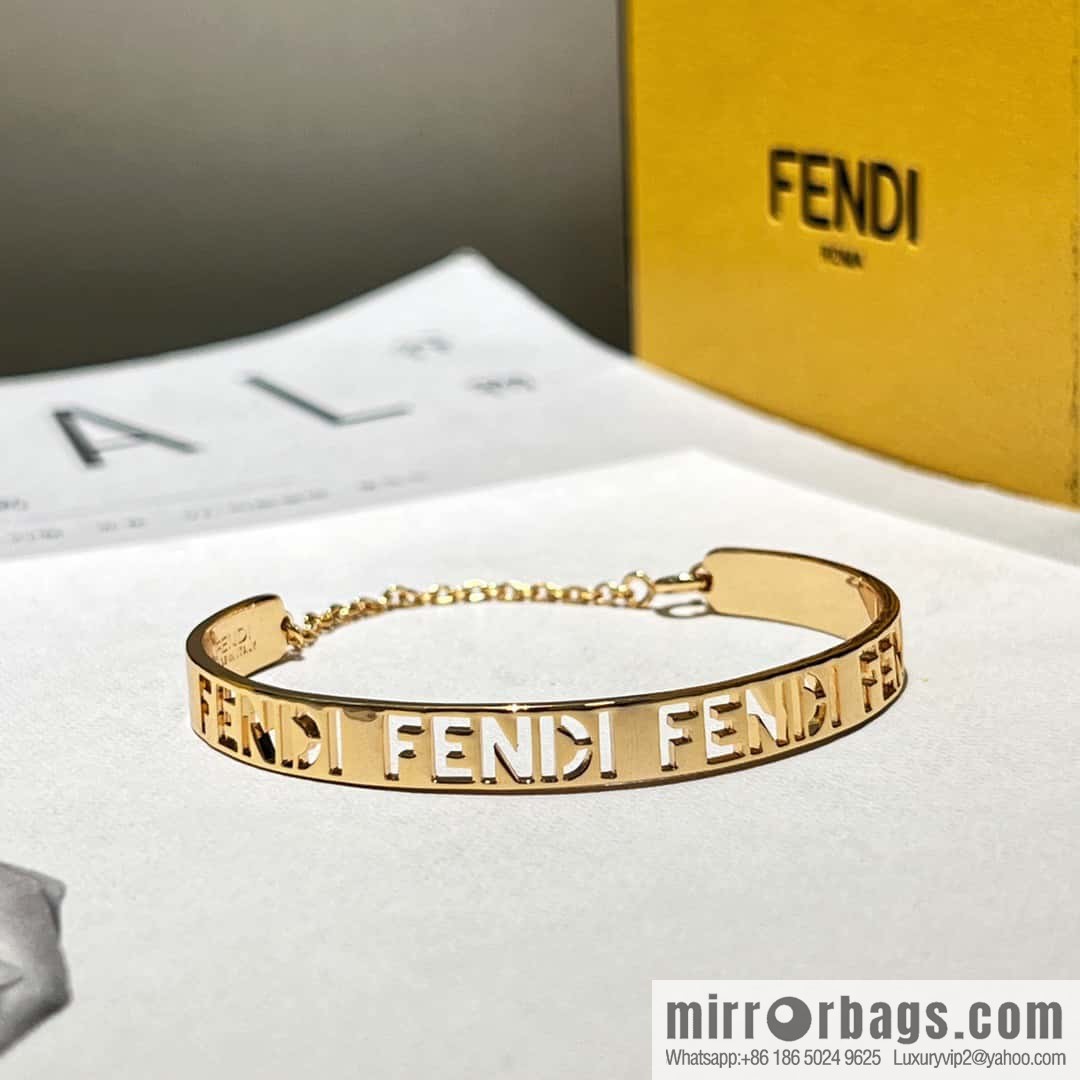 ❗New ❗️ ☀ with drill 290 hollow 310 ☀ new FENDI hollow letter bracelet bracelet ☀