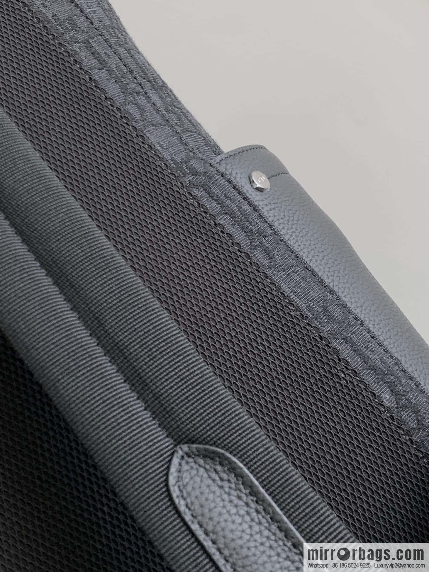 DIOR Oblique printed saddle backpack