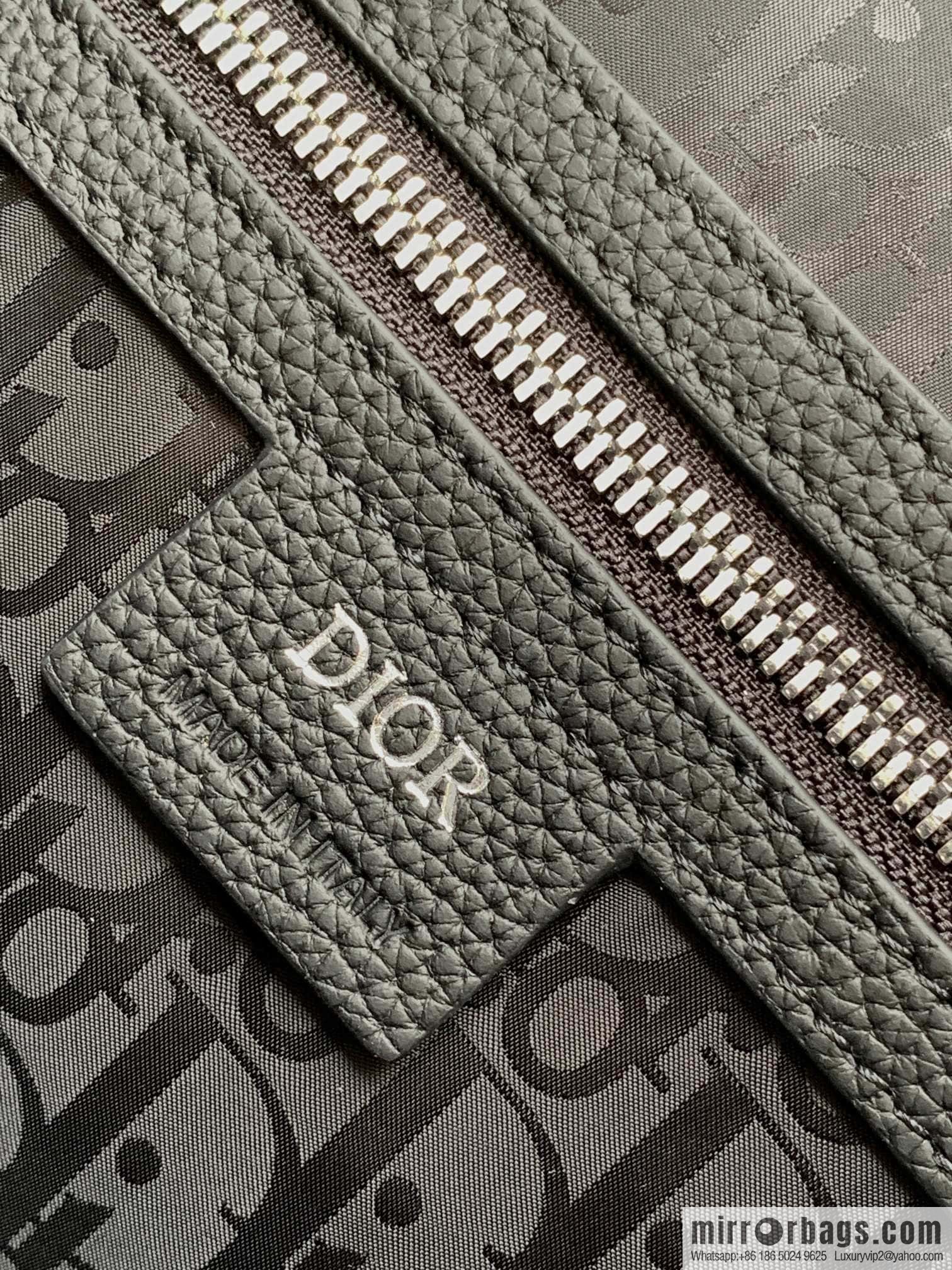 DIOR Oblique printed saddle backpack