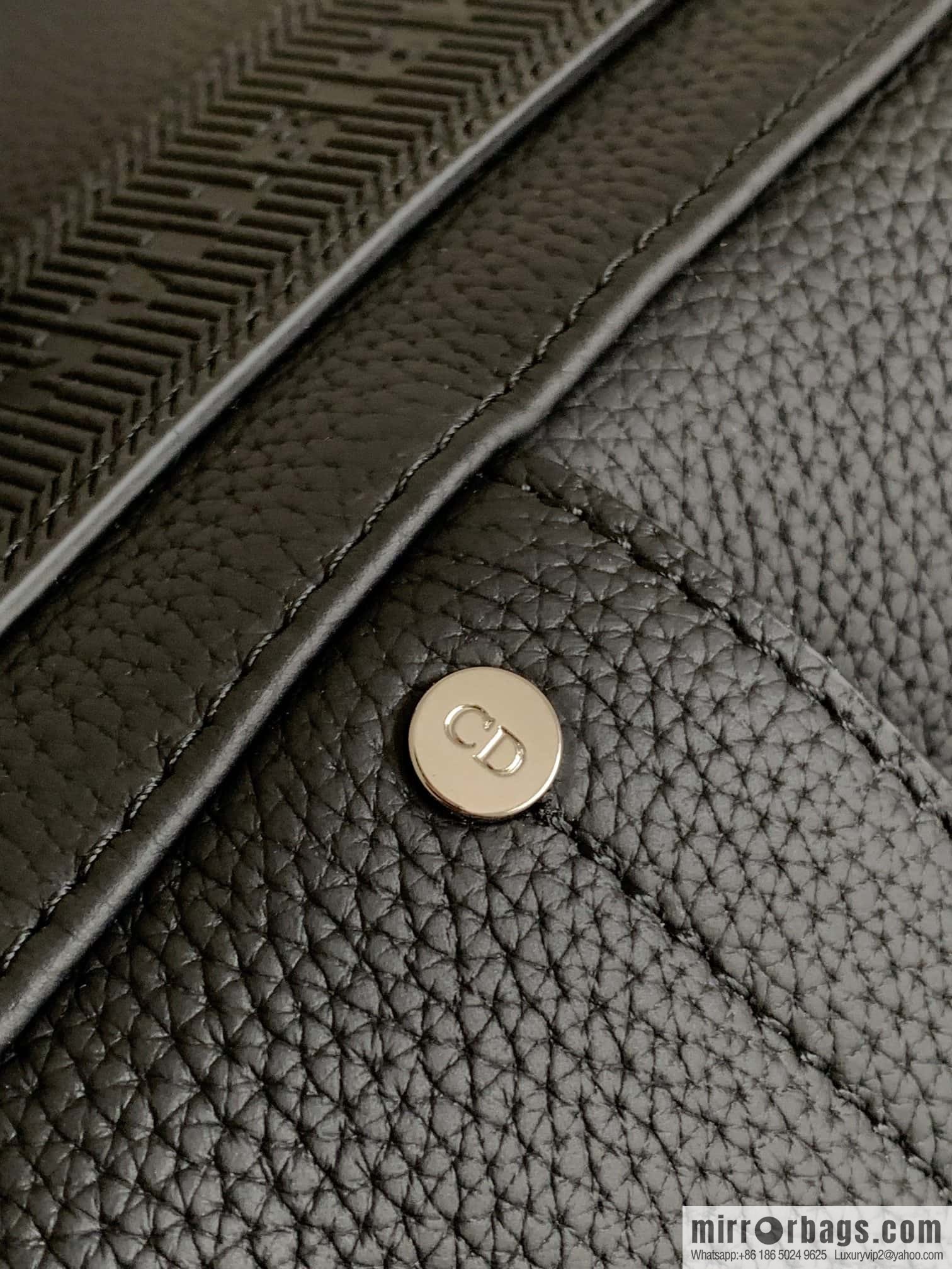 DIOR Oblique printed saddle backpack