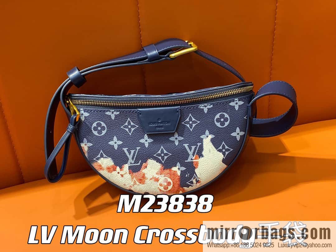 [Boutique‑grade] M23838 blue, flame moon bag series, this LV Moon Crossbody handbag.