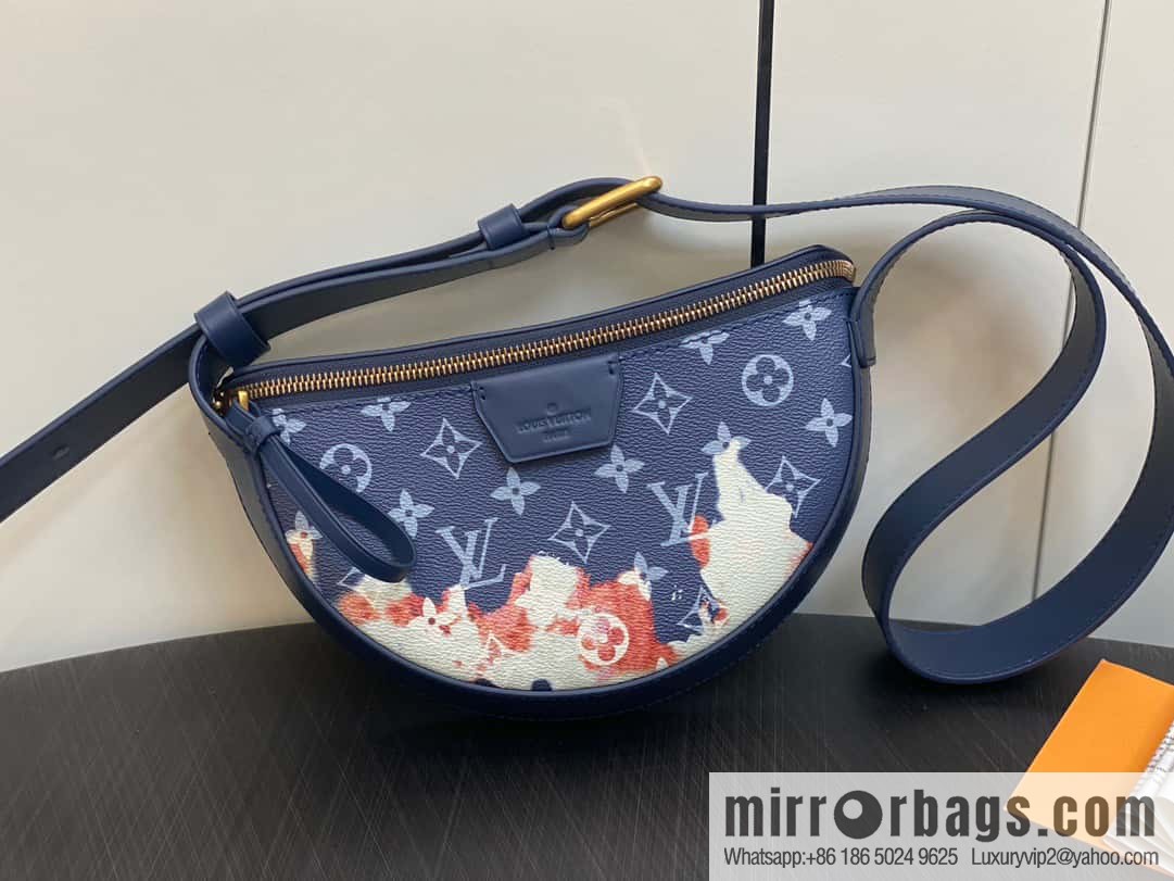 [Boutique‑grade] M23838 blue, flame moon bag series, this LV Moon Crossbody handbag.