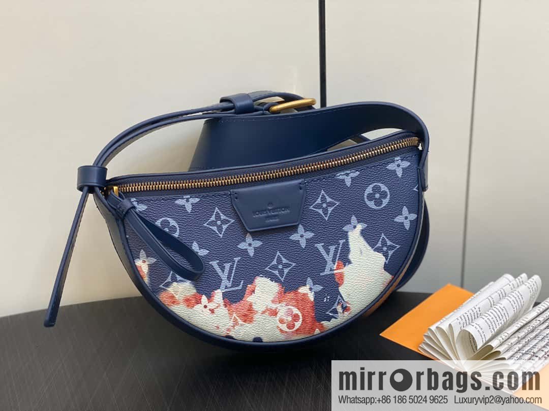 [Boutique‑grade] M23838 blue, flame moon bag series, this LV Moon Crossbody handbag.