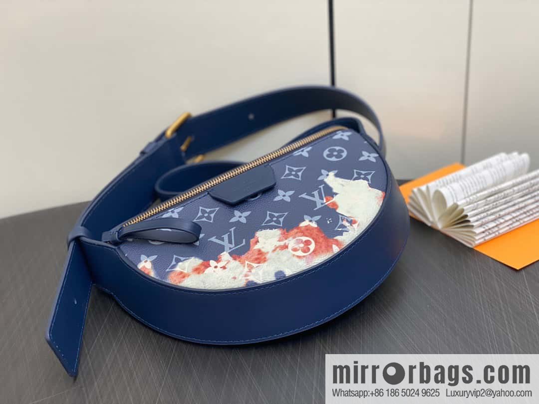 [Boutique‑grade] M23838 blue, flame moon bag series, this LV Moon Crossbody handbag.