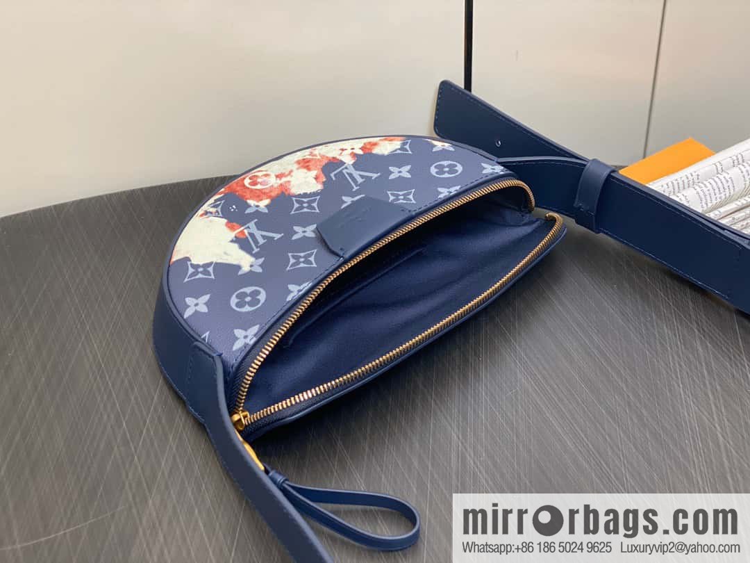 [Boutique‑grade] M23838 blue, flame moon bag series, this LV Moon Crossbody handbag.