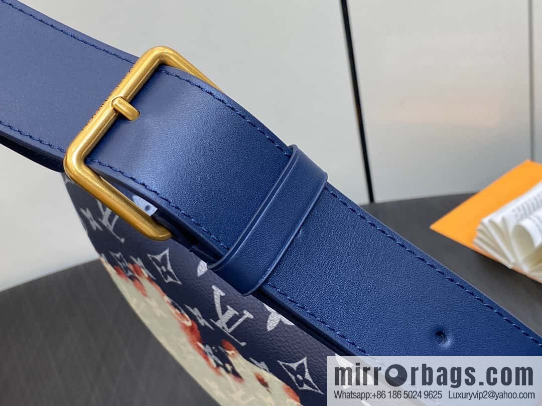 [Boutique‑grade] M23838 blue, flame moon bag series, this LV Moon Crossbody handbag.
