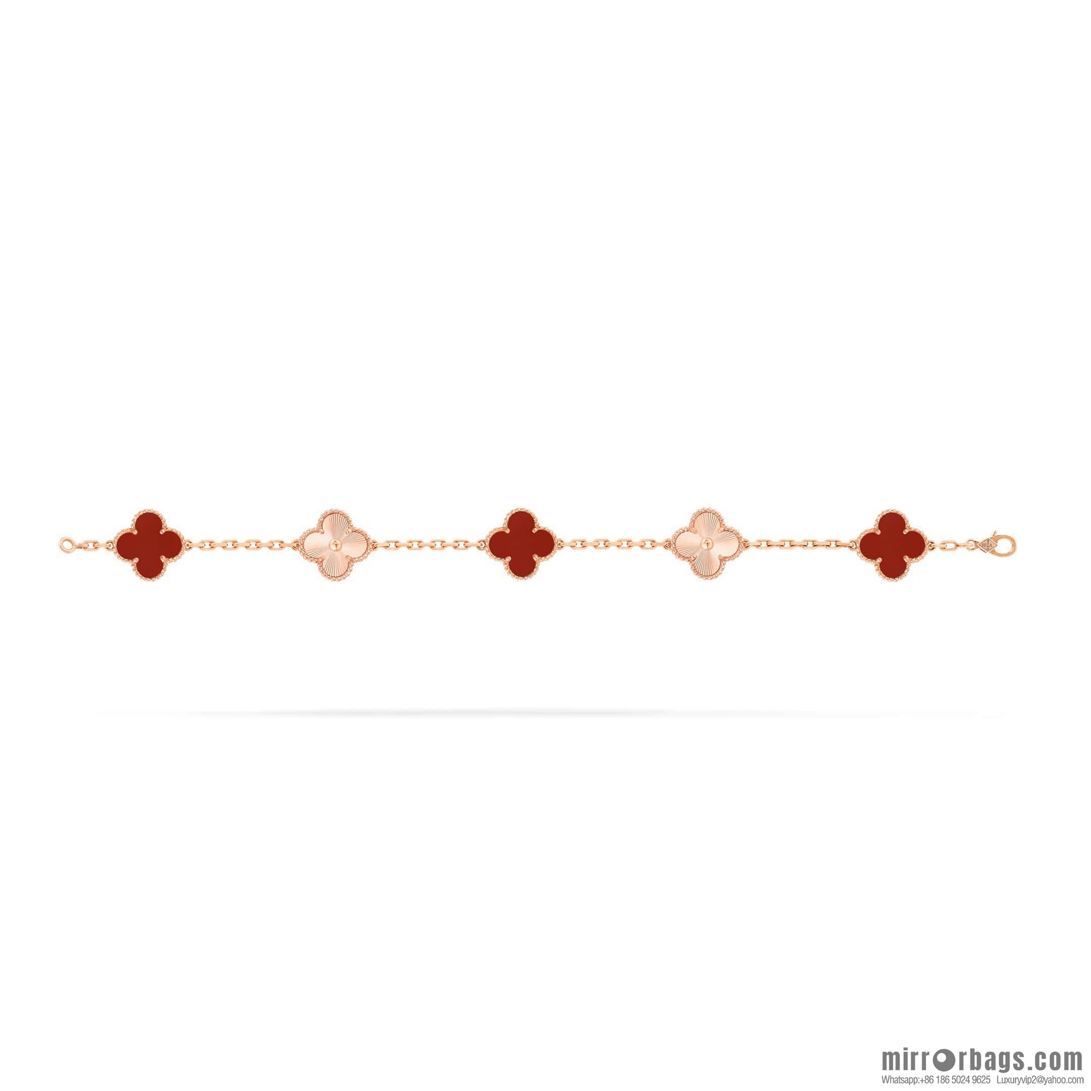 ❗️CNC version ❗️ ☀️ Van Cleef & Arpels engraved laser agate four-leaf clover five-flower bracelet ☀️ (copy) (copy)