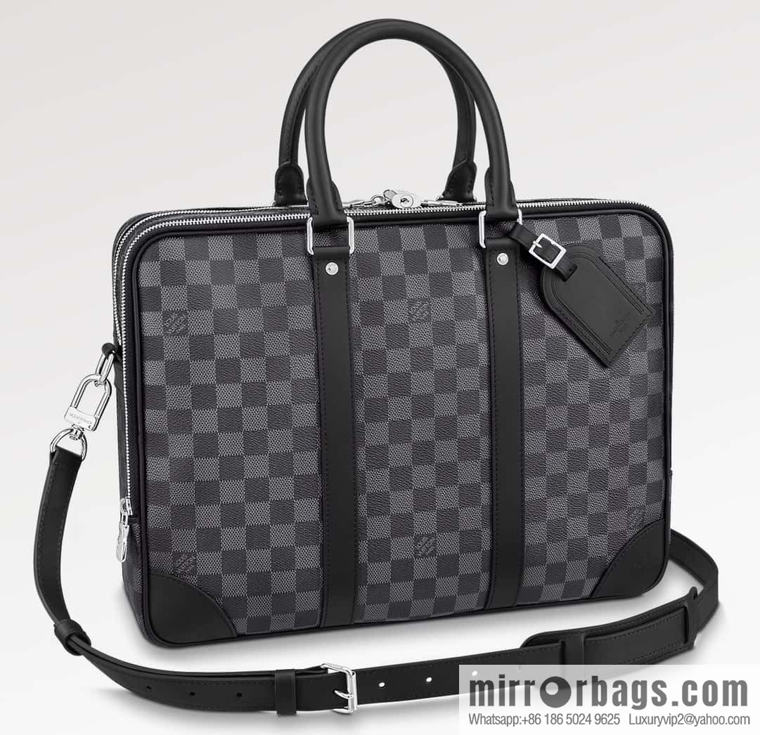 [Premium‑quality] N40485 Haige, men's bag briefcase series voyage large briefcase
