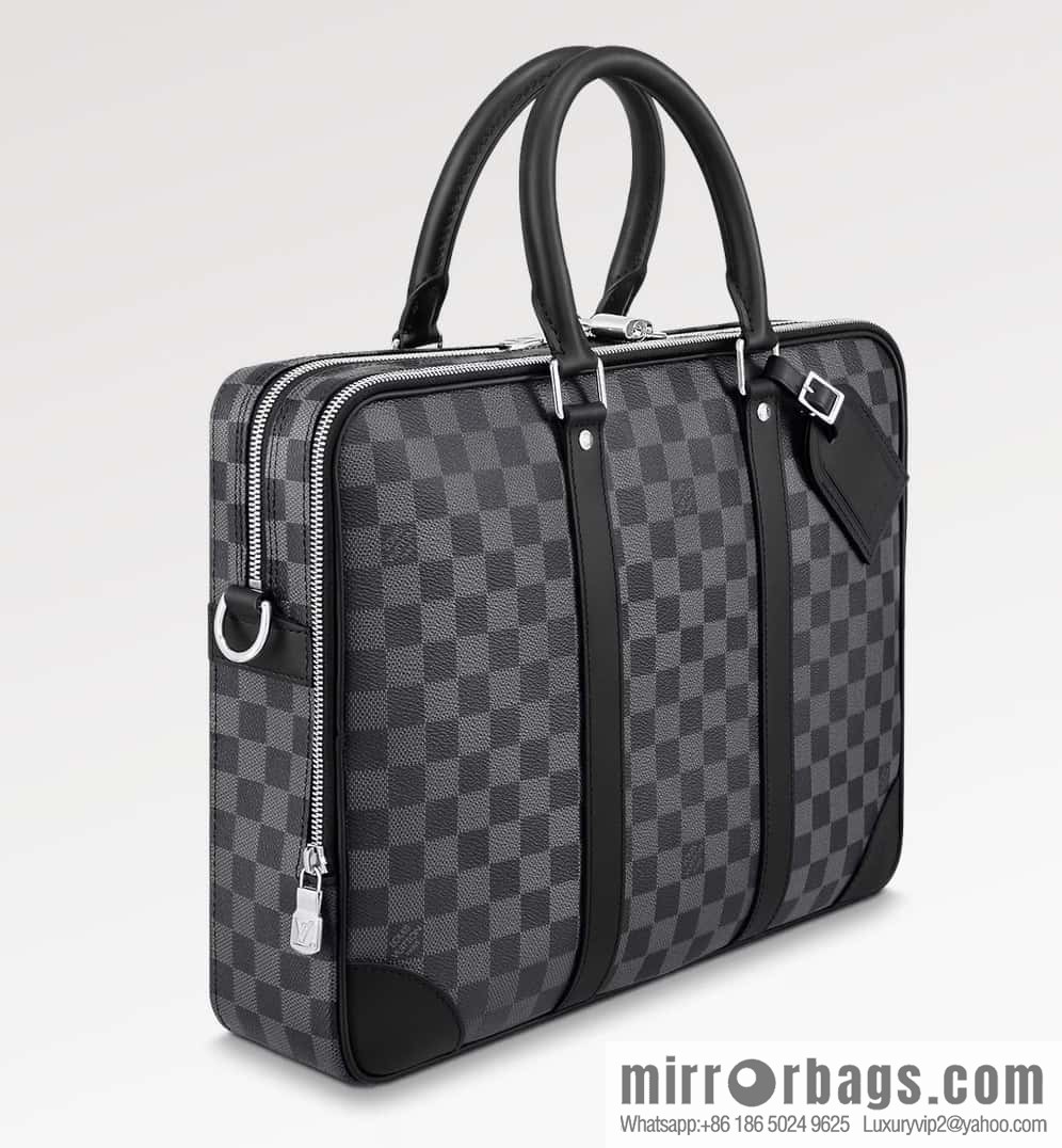 [Premium‑quality] N40485 Haige, men's bag briefcase series voyage large briefcase