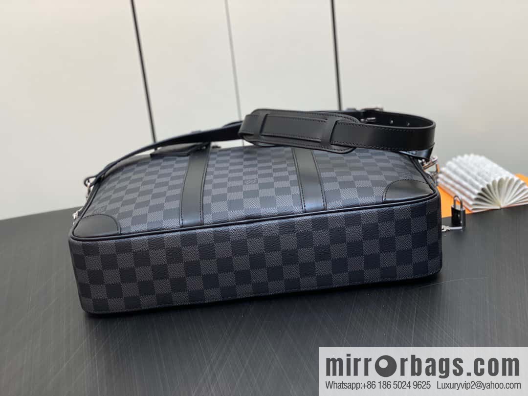 [Premium‑quality] N40485 Haige, men's bag briefcase series voyage large briefcase