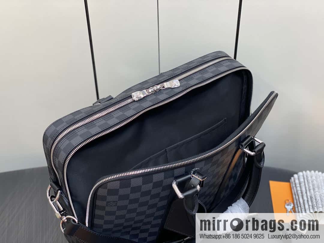 [Premium‑quality] N40485 Haige, men's bag briefcase series voyage large briefcase