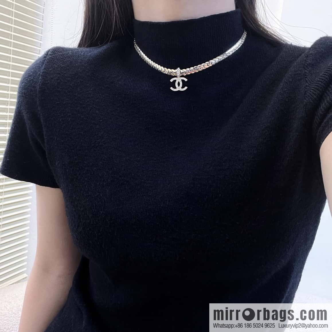 ❗️New ❗️ Chanel necklace ☀️ new ☑️ Chanel double c snake bone chain necklace ☀️