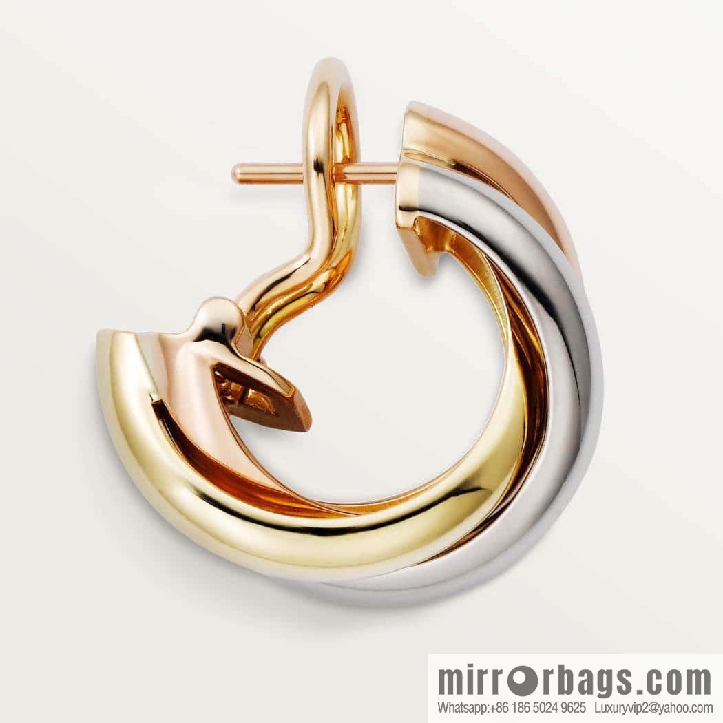 ❗️CNC version ❗️ ☀️ Cartier classic large small three-color glossy earrings earrings ear shot ☀️