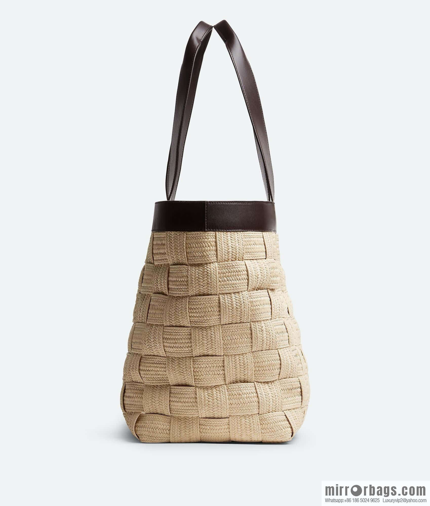 Baodiejia BV straw shoulder bag shopping bag model number: 730874