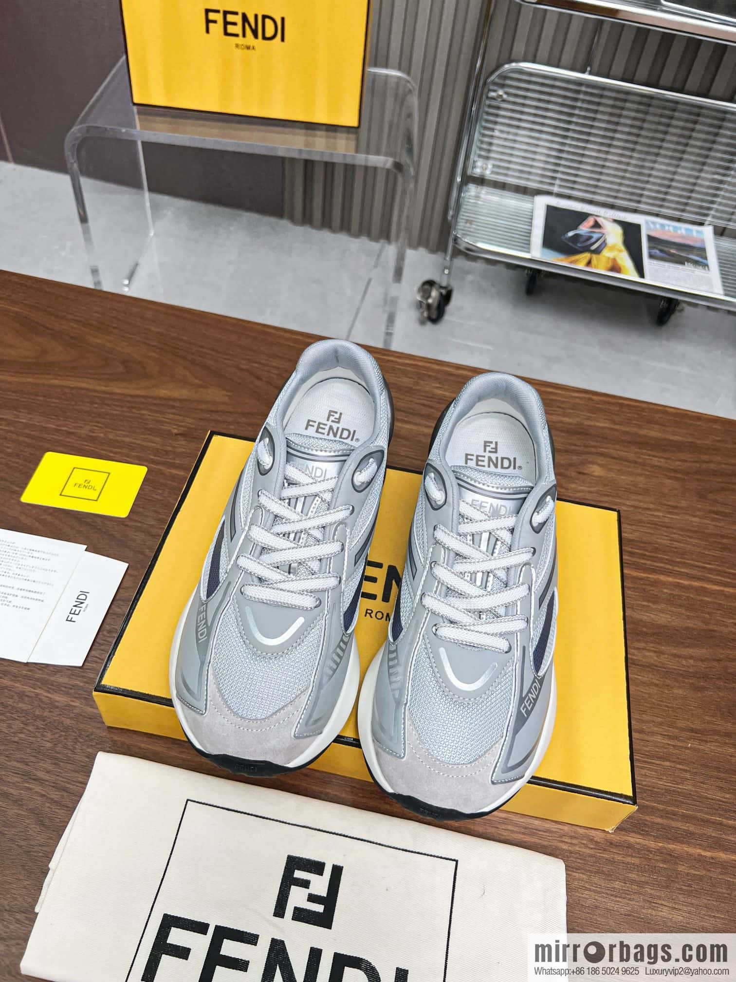 🐰🐰FENDI First 1 sports shoes 23 years of autumn and winter new products, the star is the same Fendi FW 23 autumn and winter new products