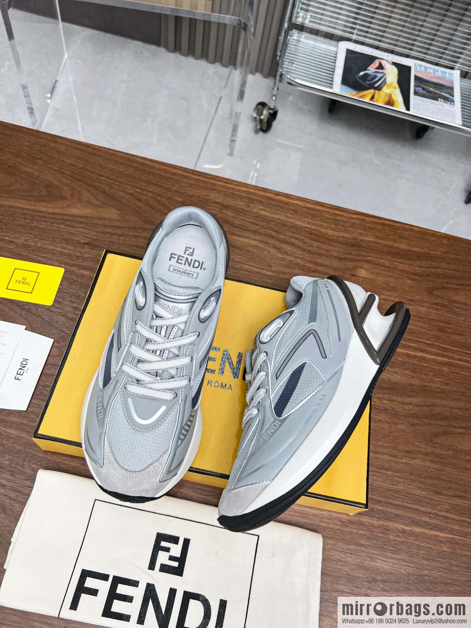 🐰🐰FENDI First 1 sports shoes 23 years of autumn and winter new products, the star is the same Fendi FW 23 autumn and winter new products