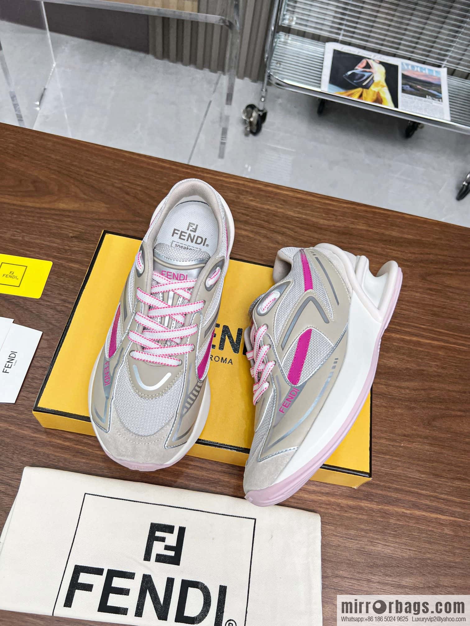 🐰🐰FENDI First 1 sports shoes 23 years of autumn and winter new products, the star is the same Fendi FW 23 autumn and winter new products
