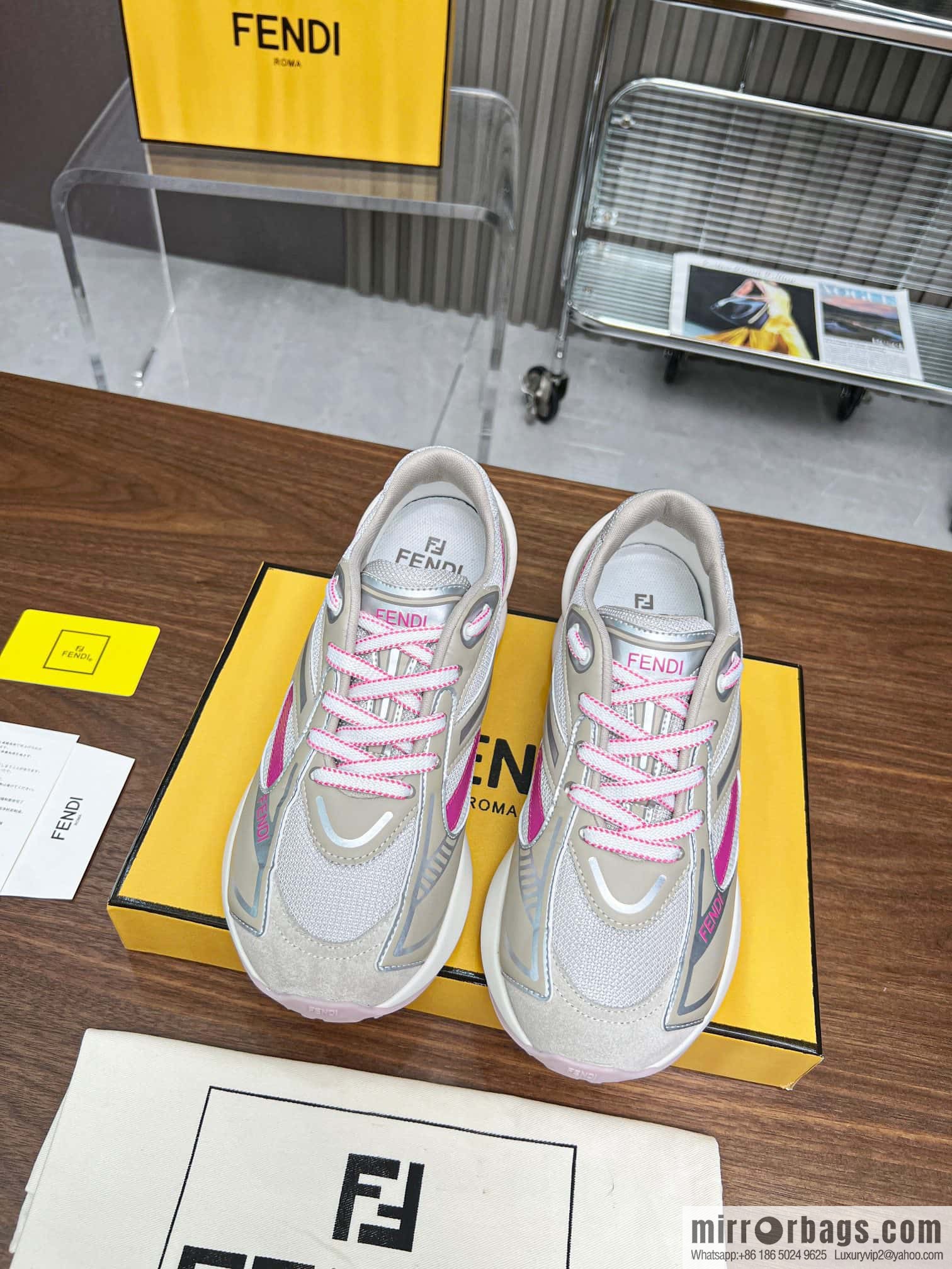 🐰🐰FENDI First 1 sports shoes 23 years of autumn and winter new products, the star is the same Fendi FW 23 autumn and winter new products