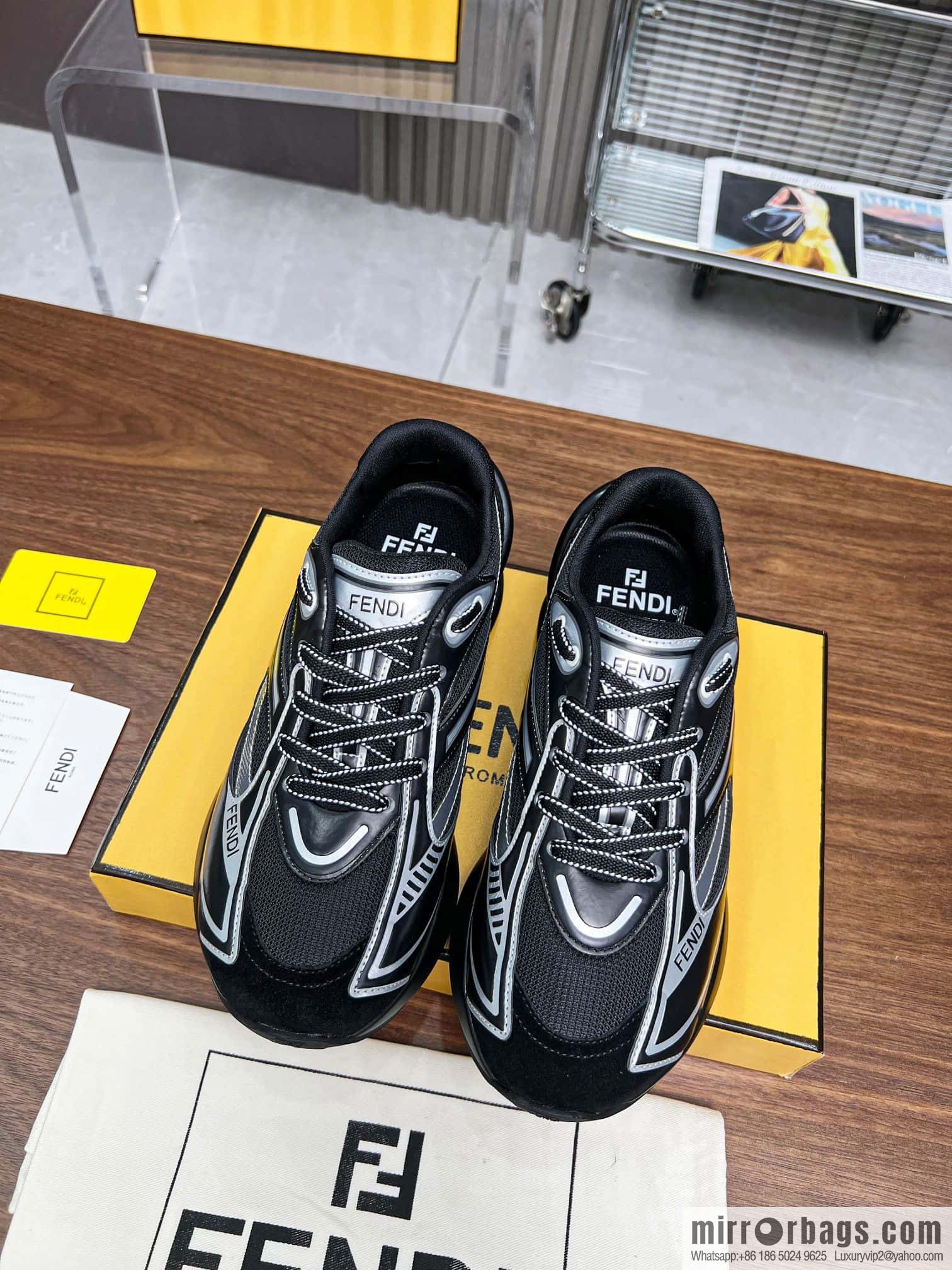 🐰🐰FENDI First 1 sports shoes 23 years of autumn and winter new products, the star is the same Fendi FW 23 autumn and winter new products