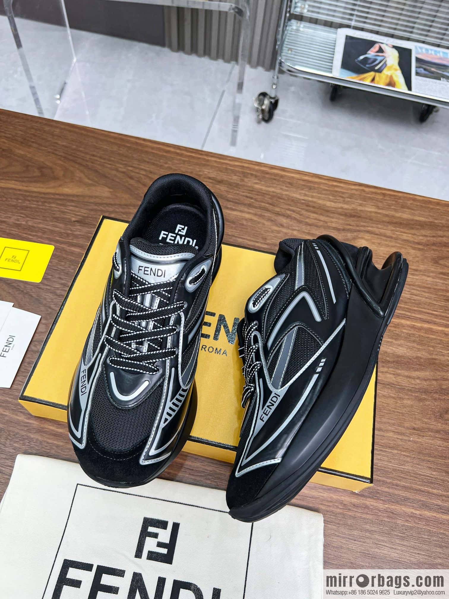 🐰🐰FENDI First 1 sports shoes 23 years of autumn and winter new products, the star is the same Fendi FW 23 autumn and winter new products