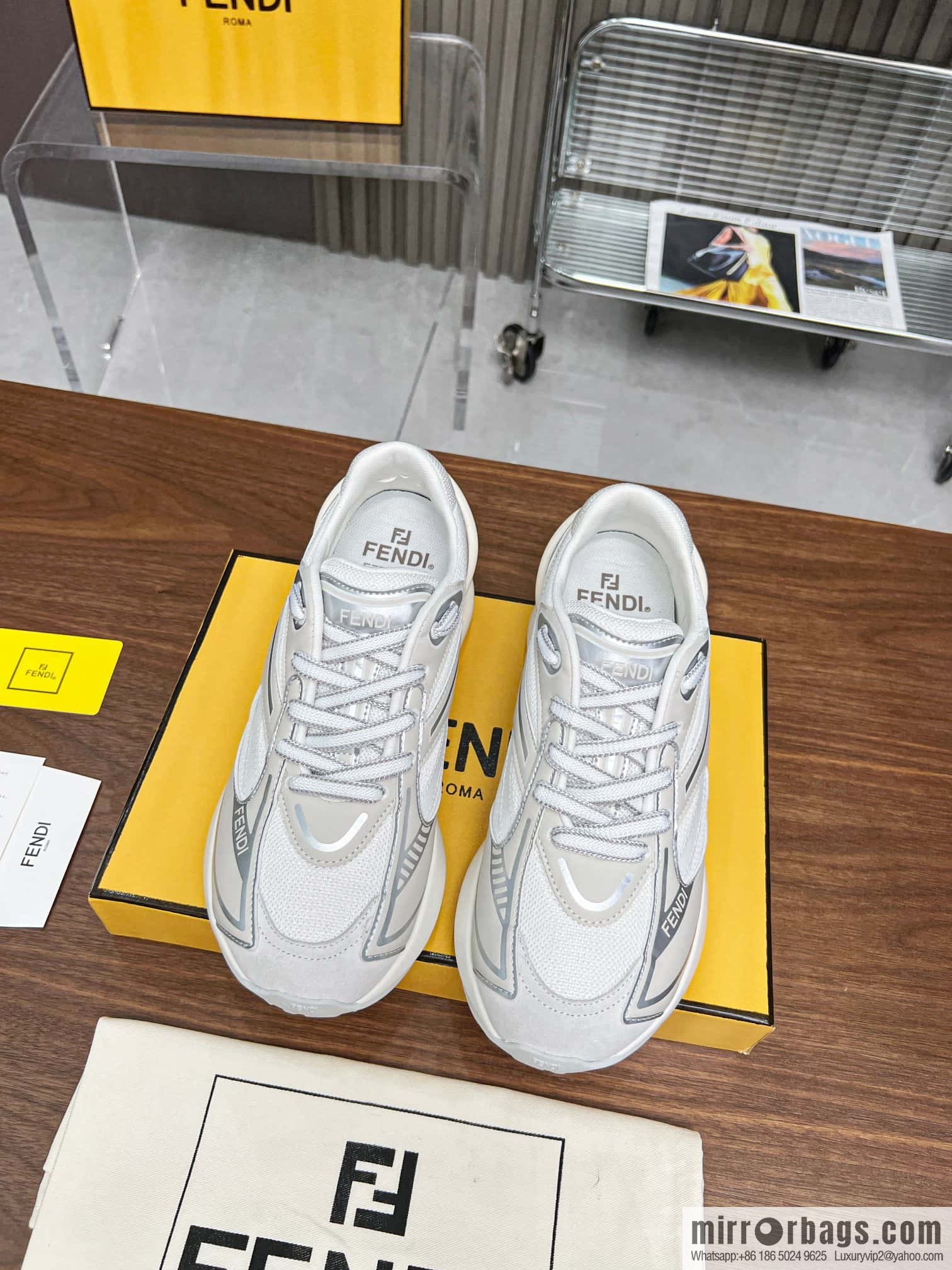 🐰🐰FENDI First 1 sports shoes 23 years of autumn and winter new products, the star is the same Fendi FW 23 autumn and winter new products