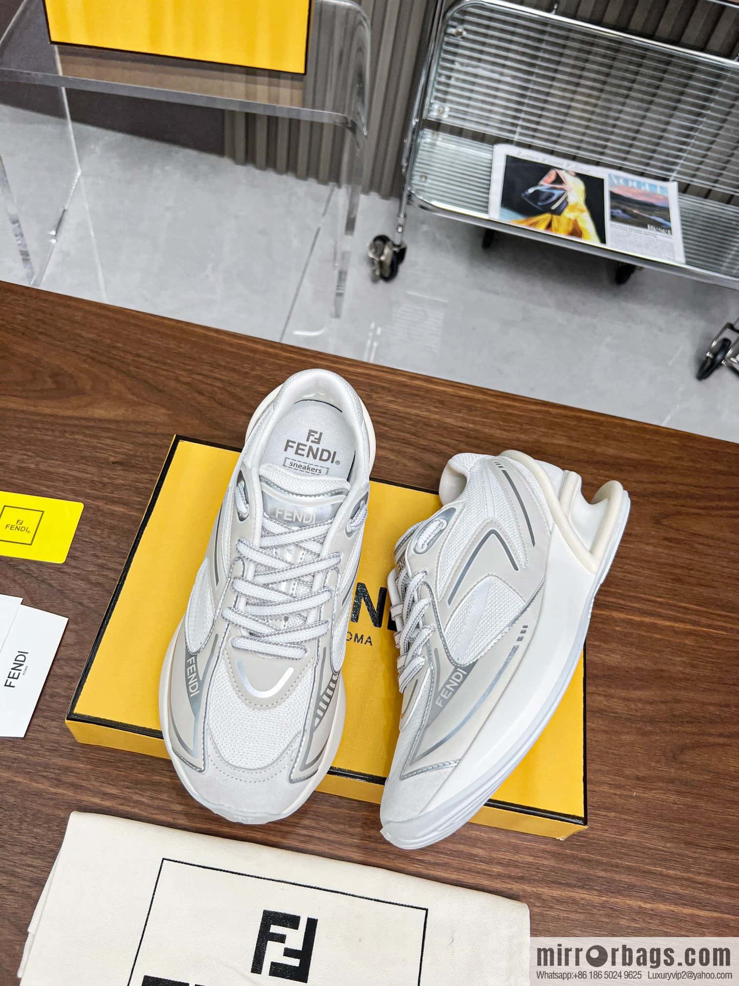 🐰🐰FENDI First 1 sports shoes 23 years of autumn and winter new products, the star is the same Fendi FW 23 autumn and winter new products