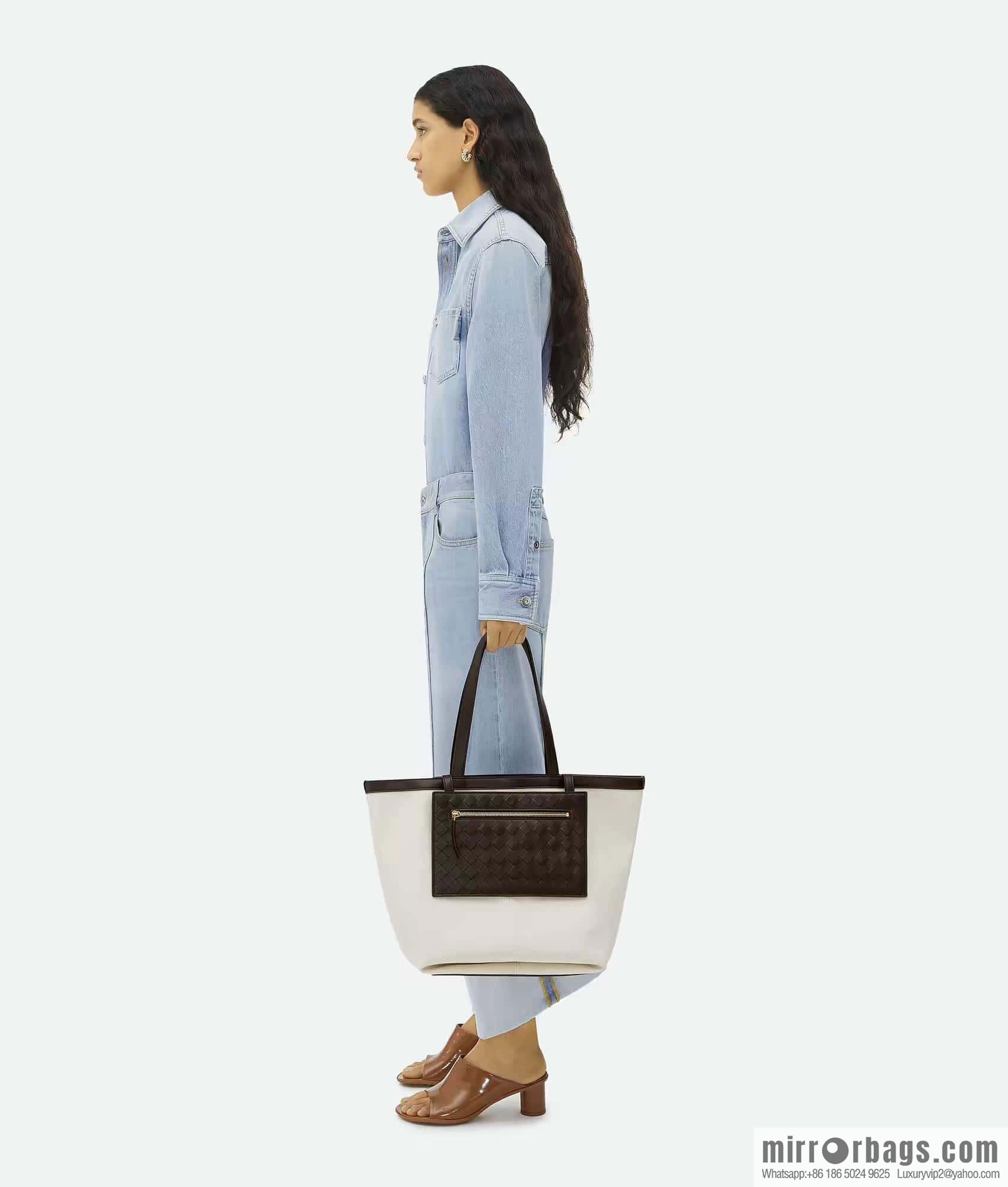 BV new structure Flip Flap tote handbag, model number: 754814 small