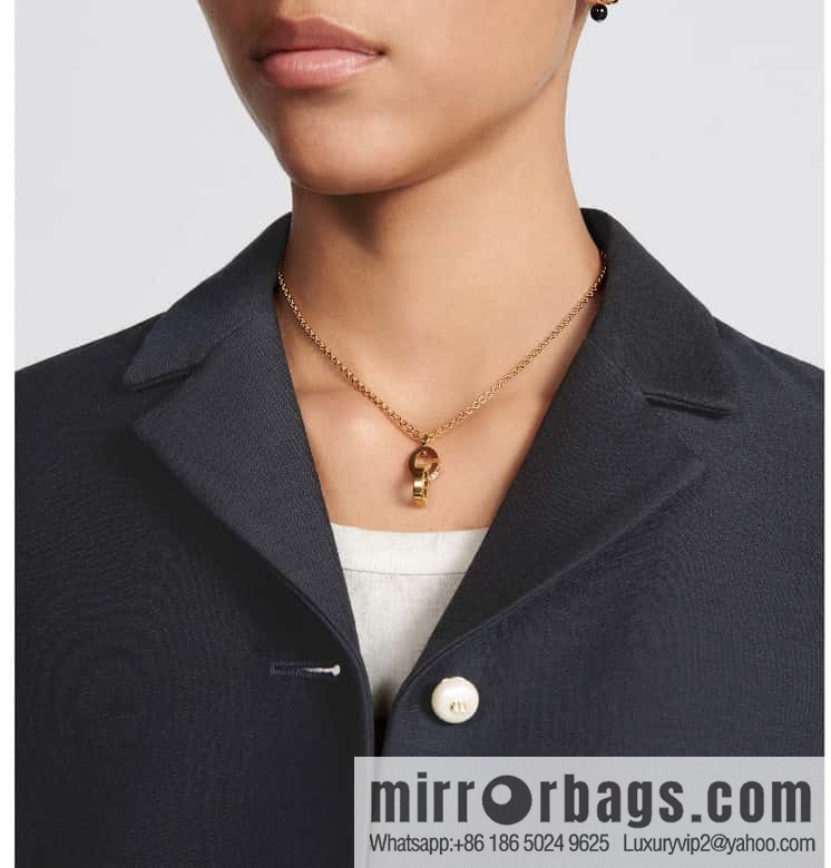 New ☑️ DIOR CD edge diamond necklace