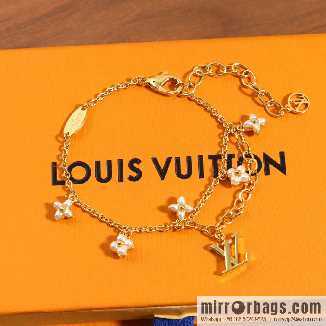 ☀Louis Vuitton Louis Vuitton LV Double White Shellfish Flower FLORAGRAM Bracelet