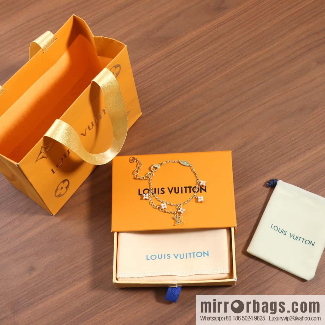 ☀Louis Vuitton Louis Vuitton LV Double White Shellfish Flower FLORAGRAM Bracelet