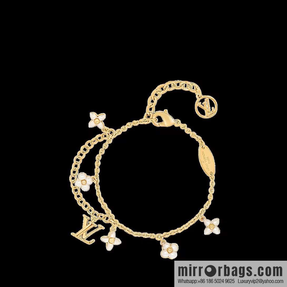 ☀Louis Vuitton Louis Vuitton LV Double White Shellfish Flower FLORAGRAM Bracelet