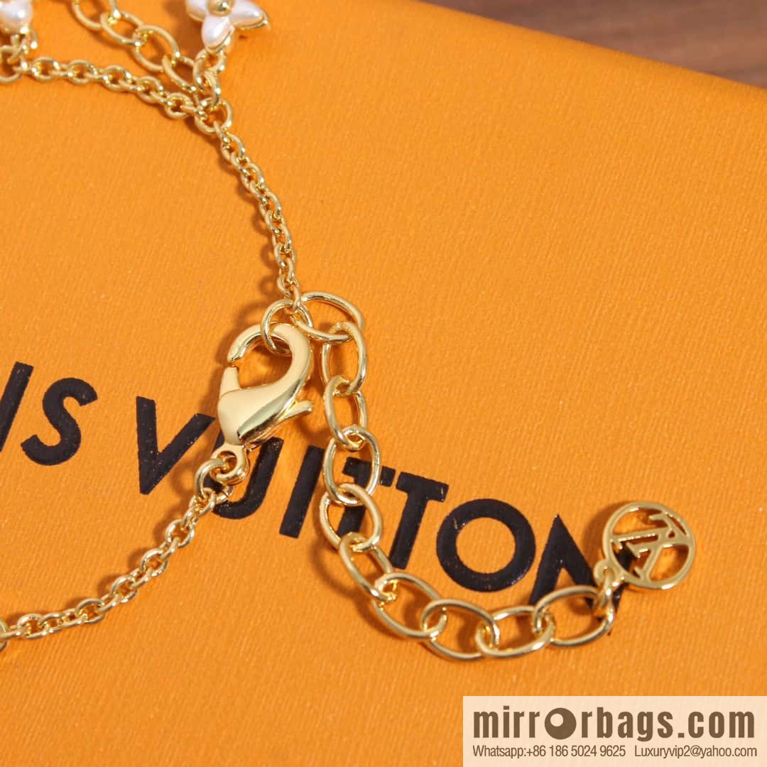 ☀Louis Vuitton Louis Vuitton LV Double White Shellfish Flower FLORAGRAM Bracelet