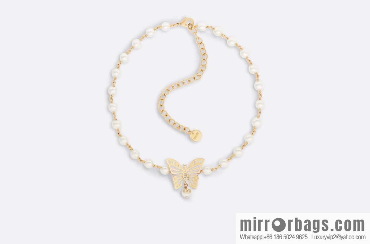 New ☑️ DIOR DIOR MÉTAMORPHOSE butterfly necklace
